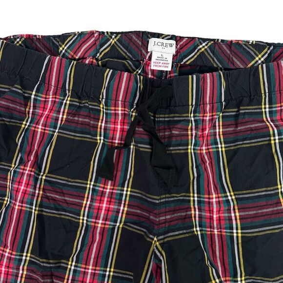 J. Crew Women's Lounge Pajama Pants size Large Stewart Tartan - Picture 5 of 8